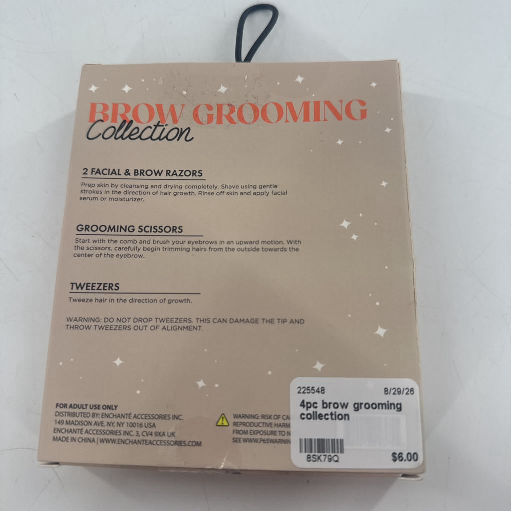 4pc brow grooming collection