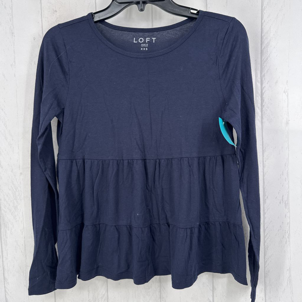 XXS l/s peplum top