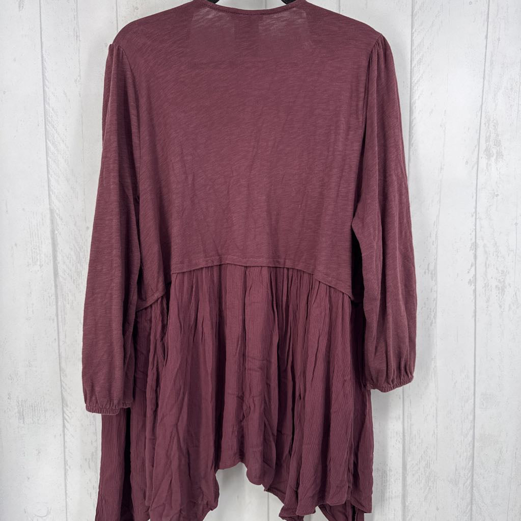 2X flowy open front cardi