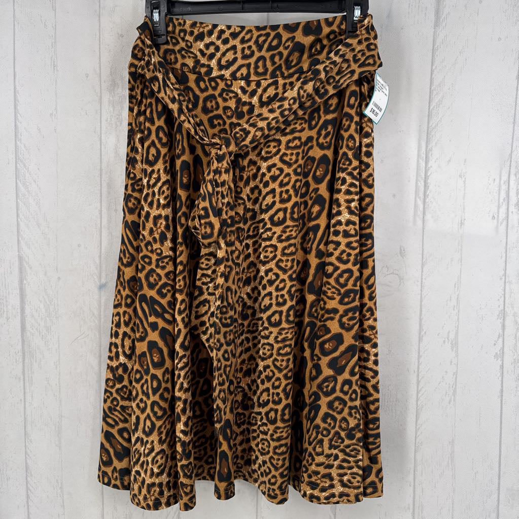 M animal print skirt