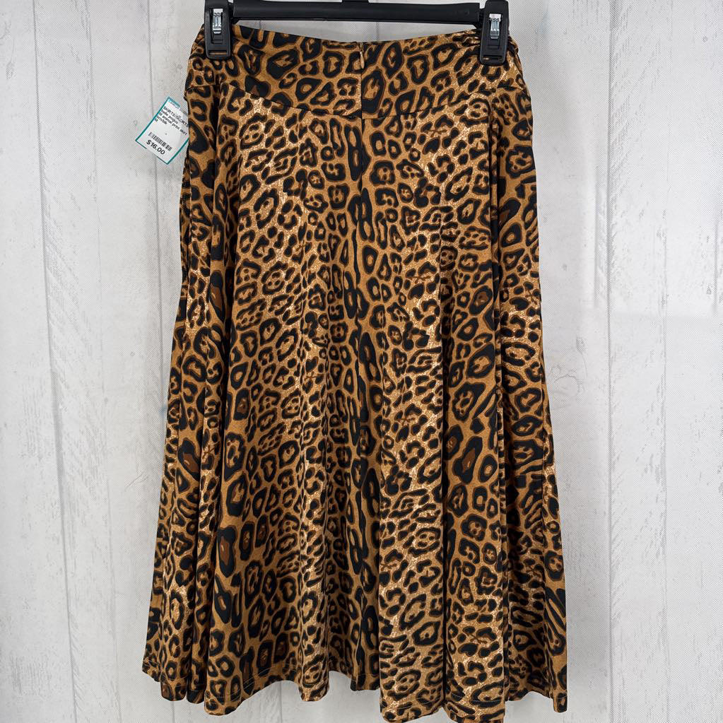 M animal print skirt