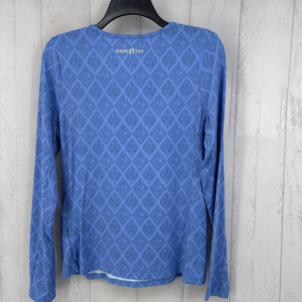 S UPF 50+ diamond print l/s