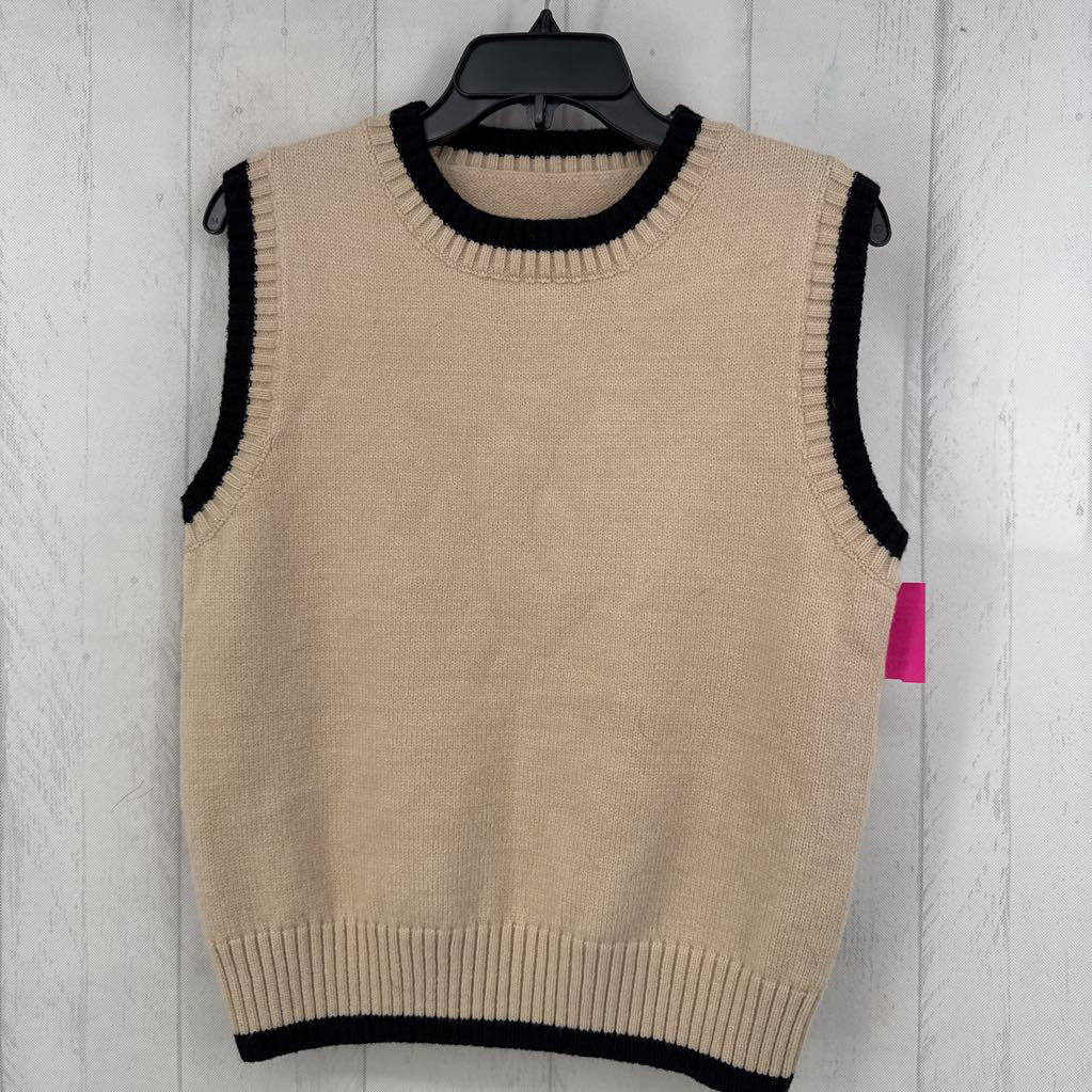S two-toned sweater vest