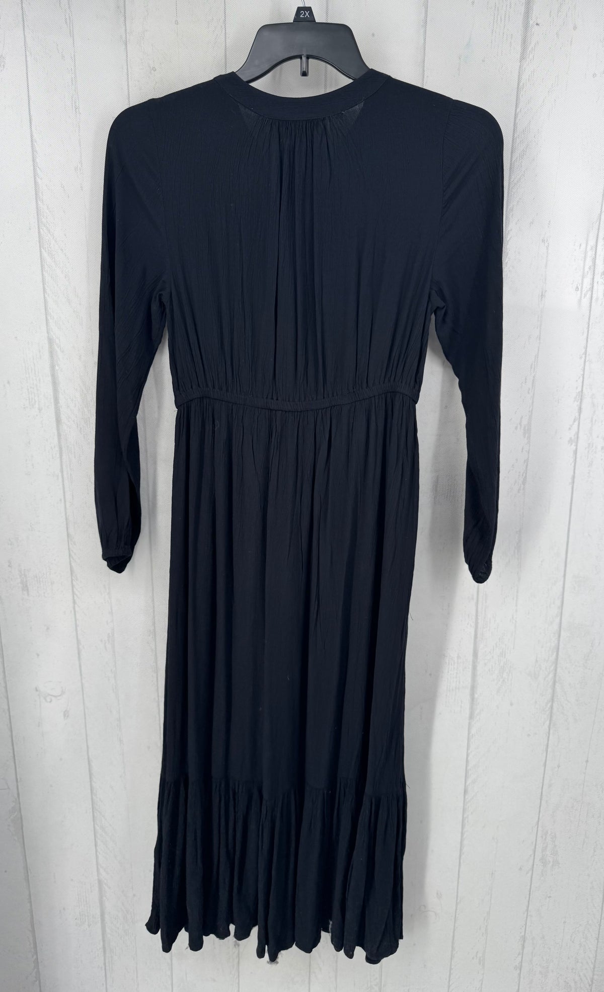 R80 Sp button down l/s maxi dress