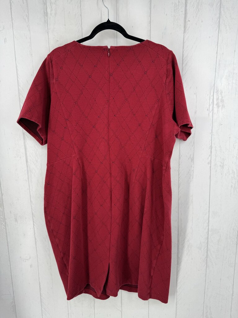 20w textured s/s dress