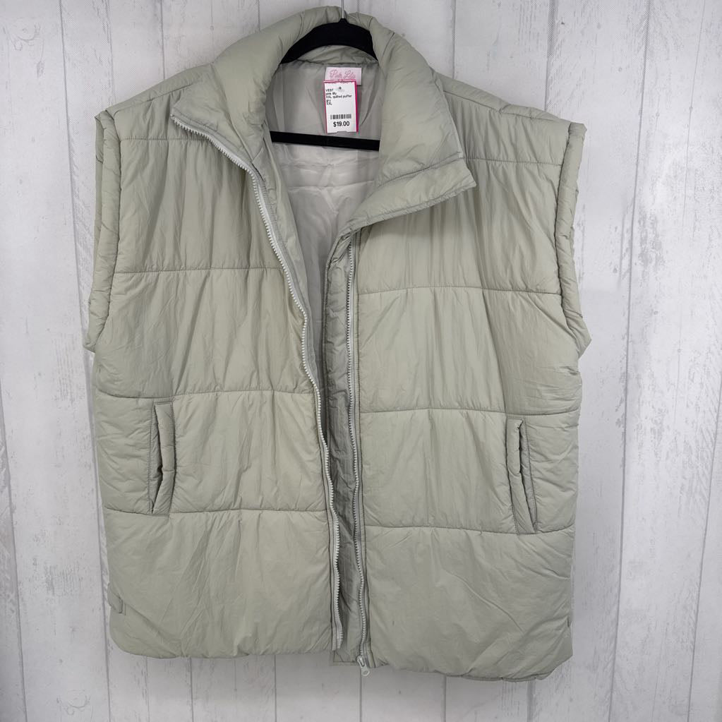 XXL quilted puffer vest