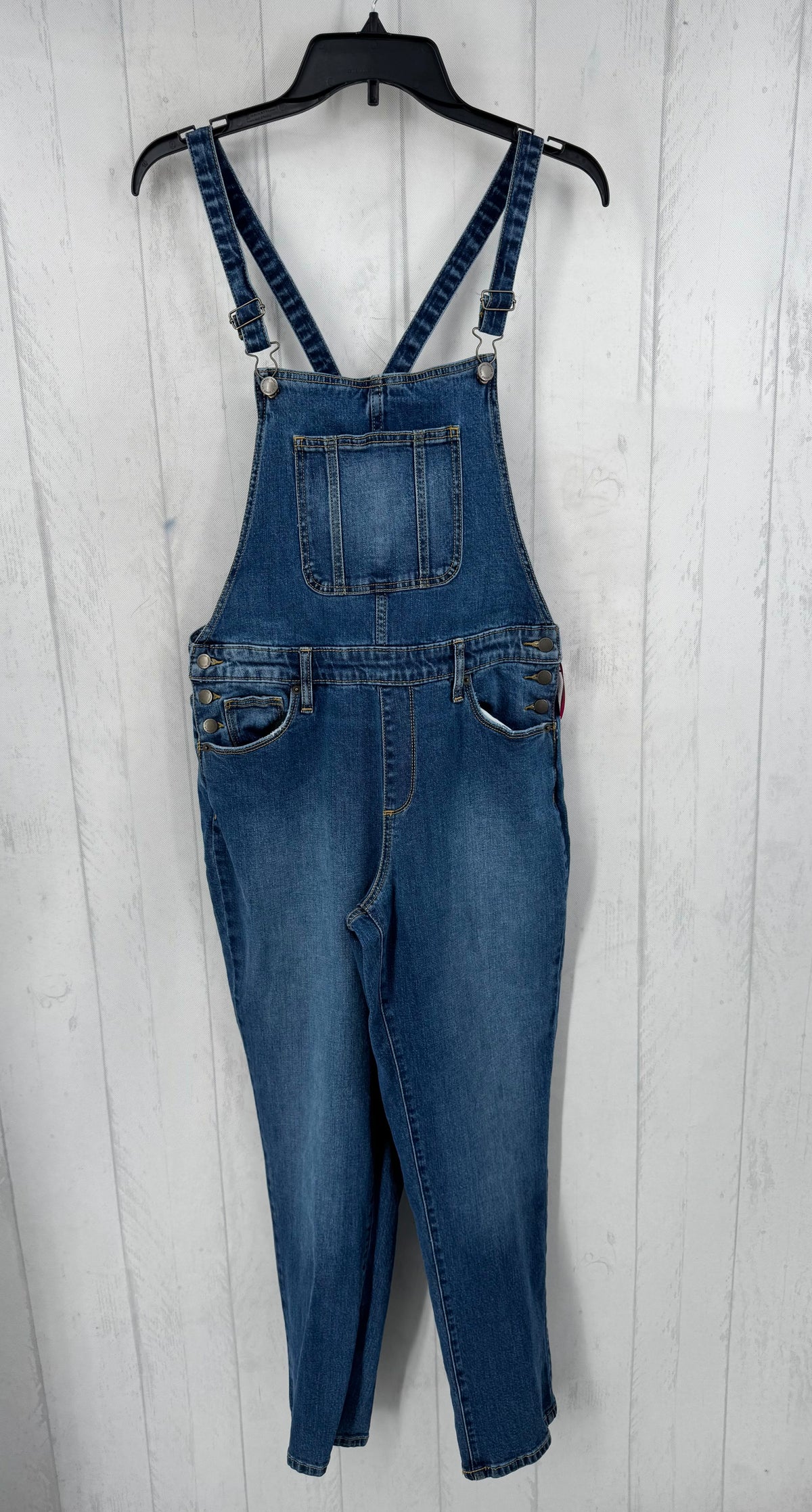 8 denim overalls