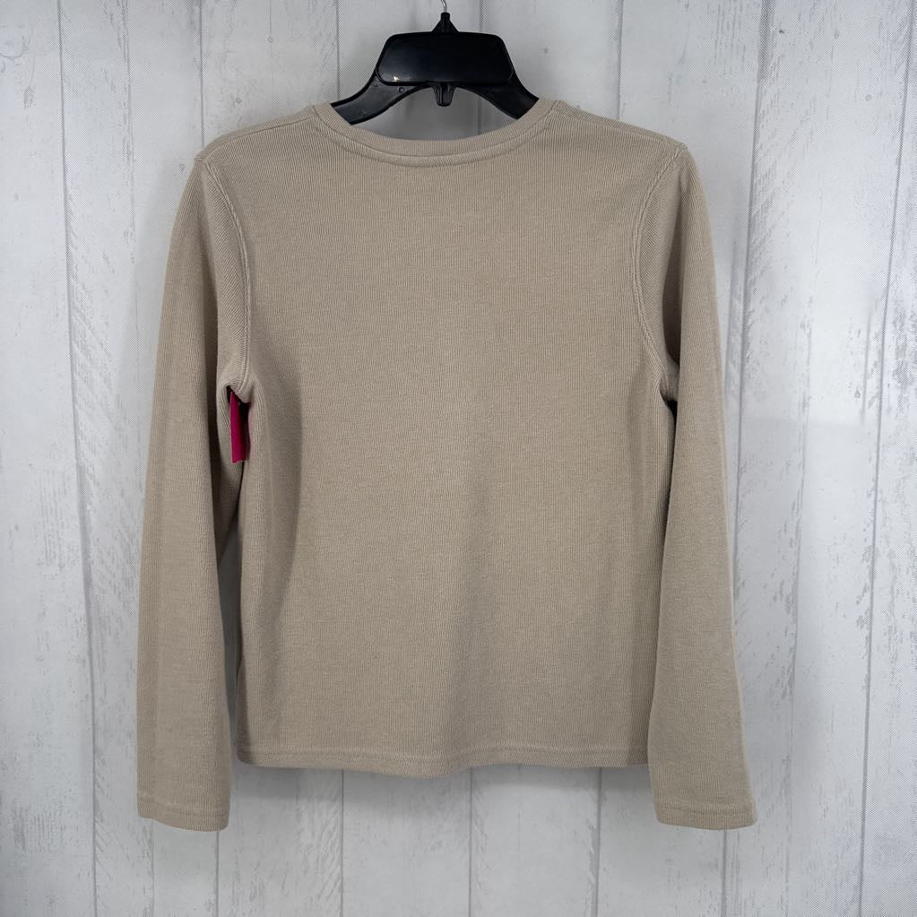 M ribbed l/s top