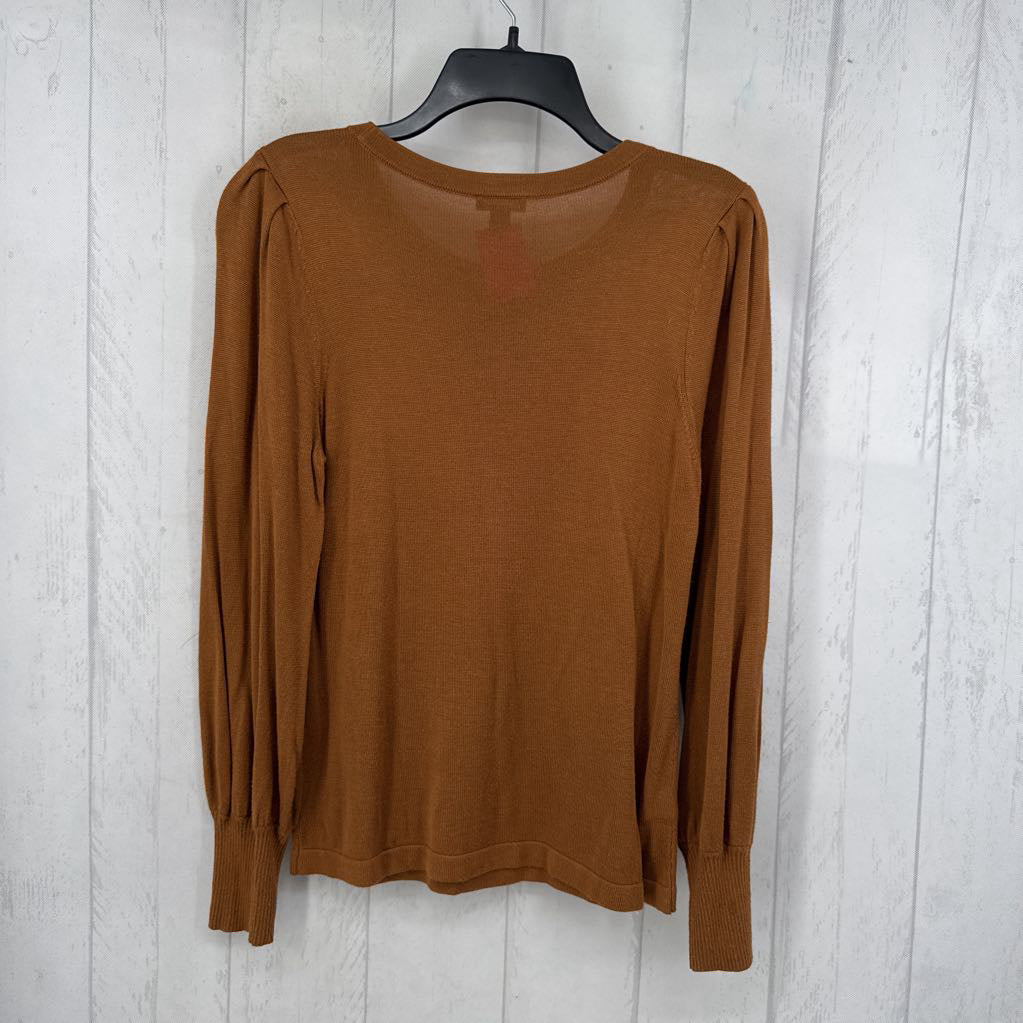 Mp floral knit l/s top