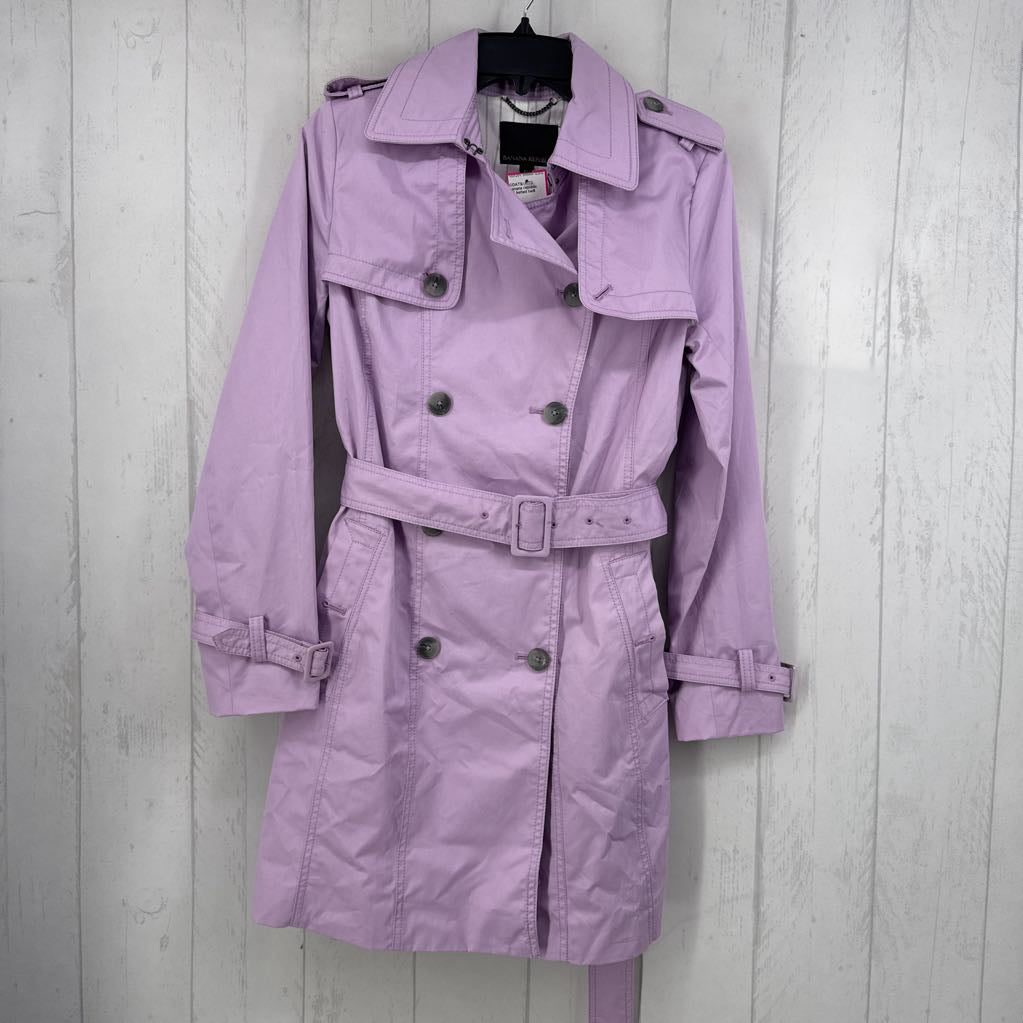 XS belted twill jacket