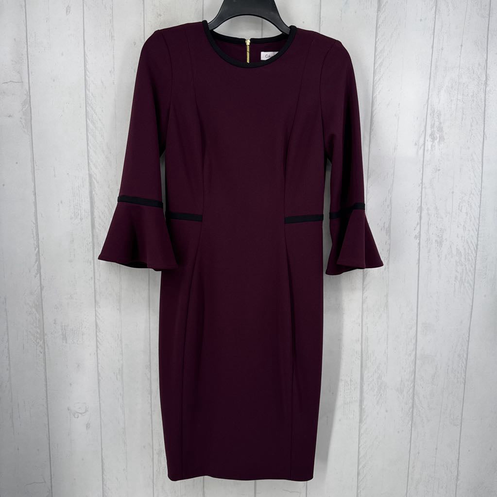 4 flare slv sheath dress
