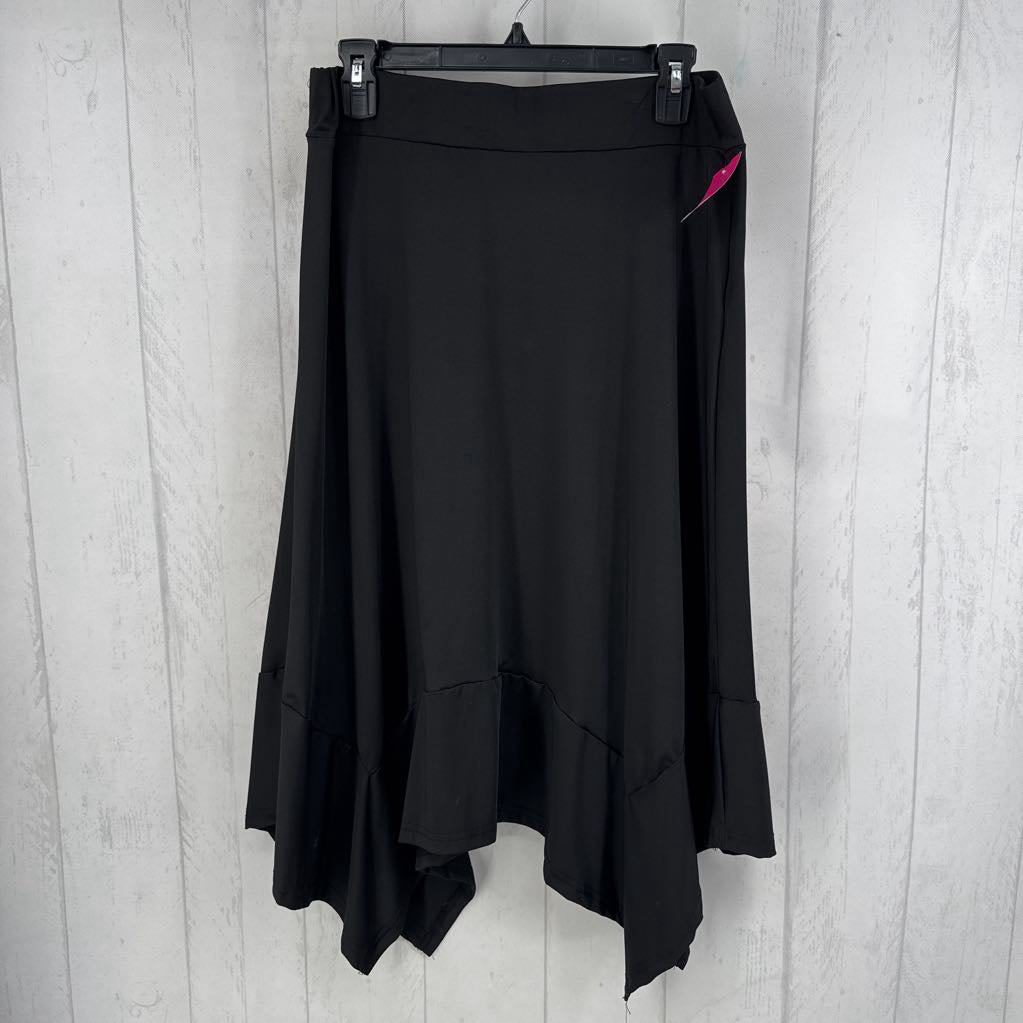 1XL pull-on sharkbite hem skirt