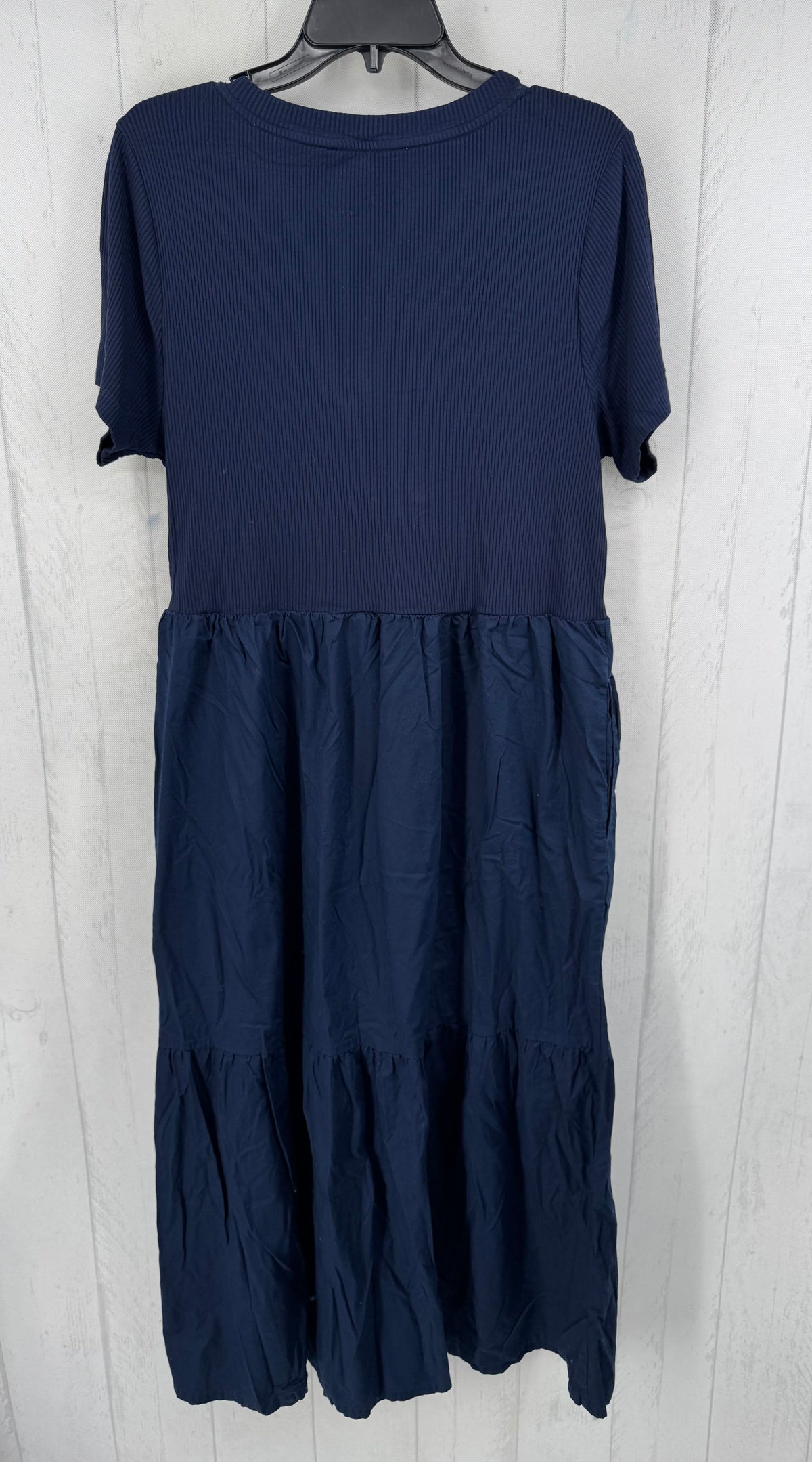 XL ribbed tiered s/s dress