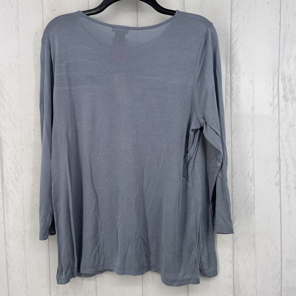 R45 Lp stripe accent 3/4 slv tee
