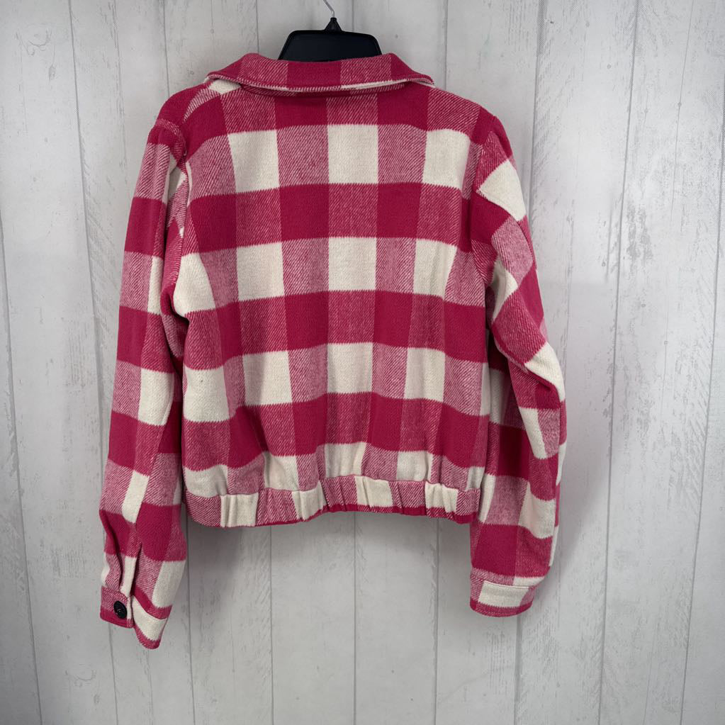 L plaid jacket