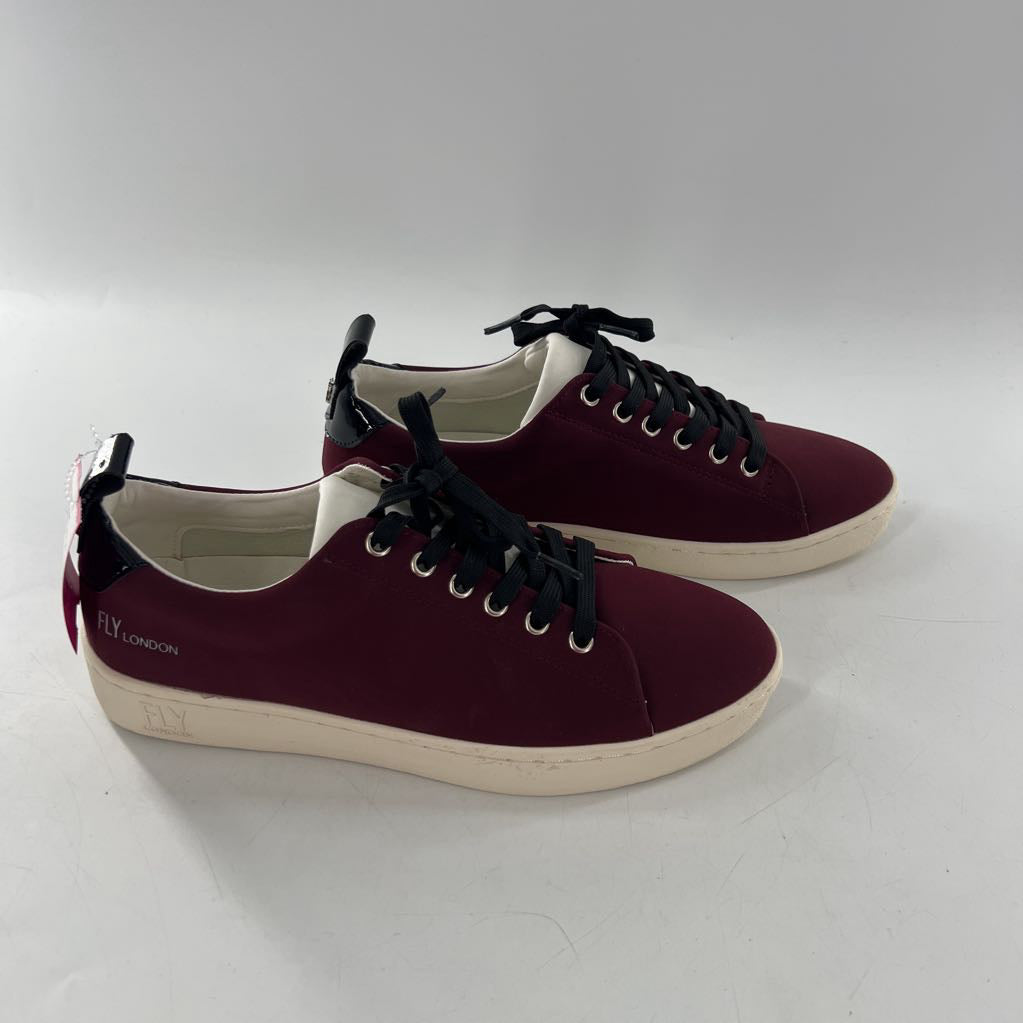 8 leather lace up sneakers