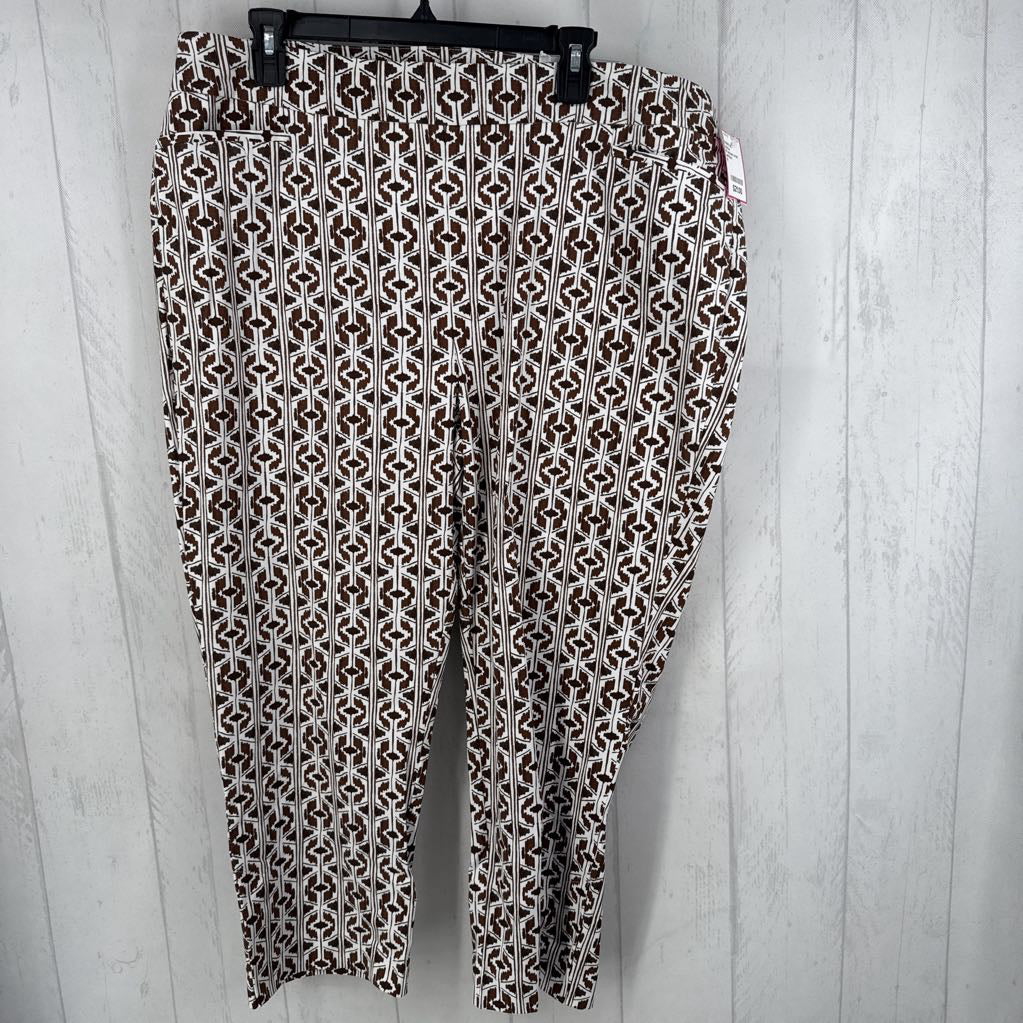 18 printed crop pant