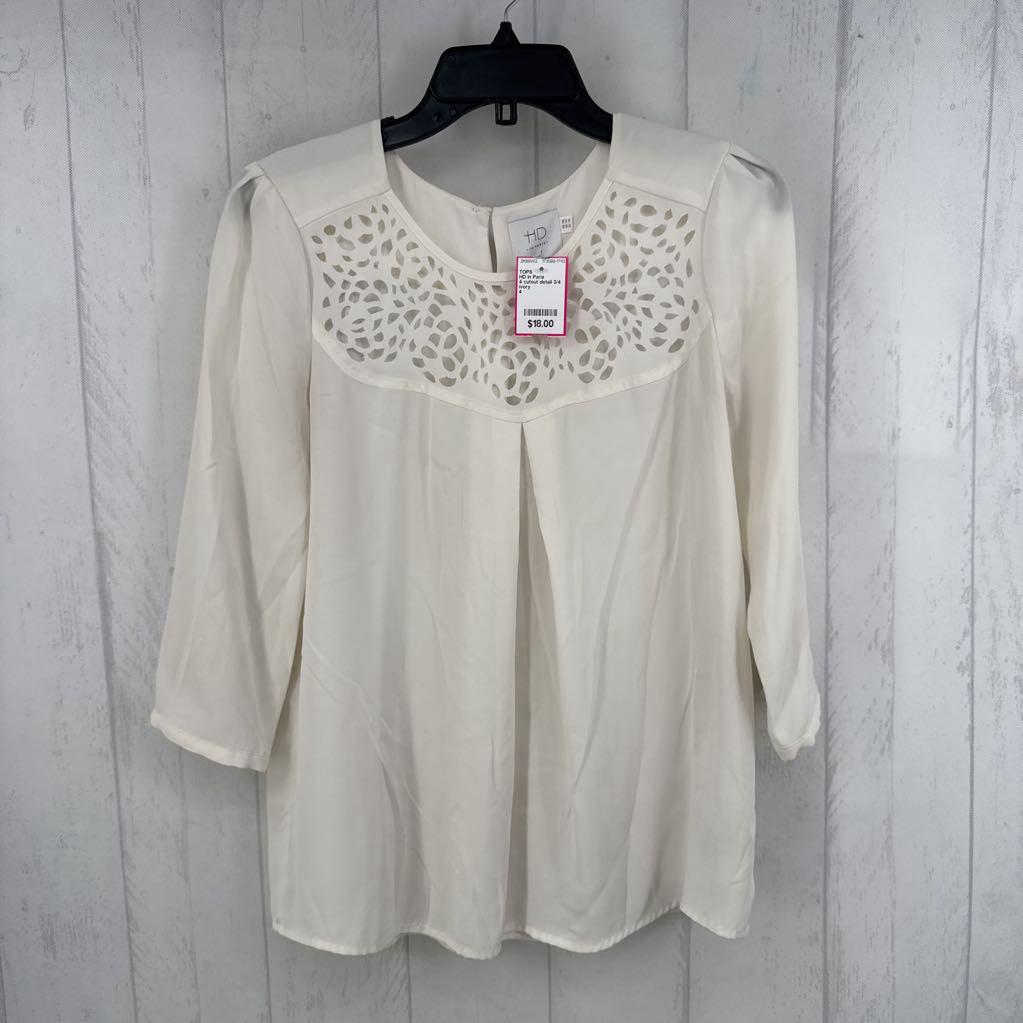 4 cutout detail 3/4 slv top