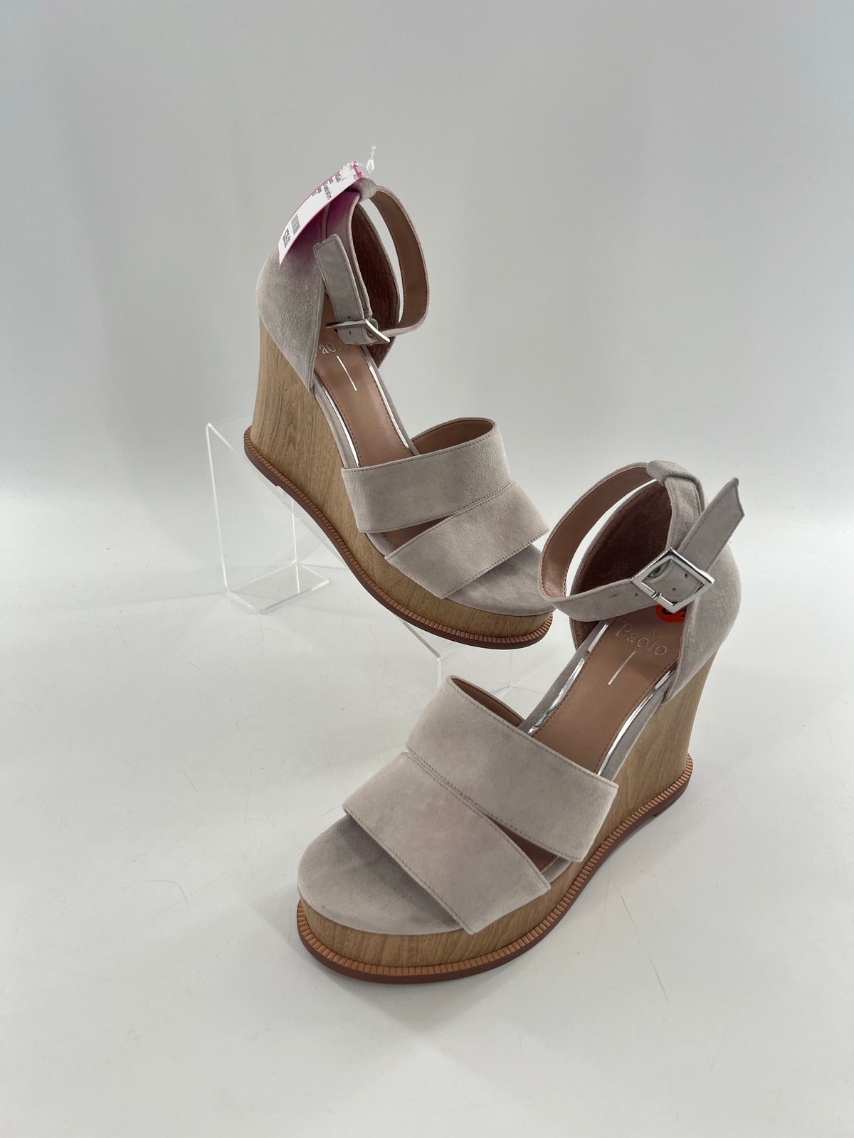 8.5 suede platform wedge sandal
