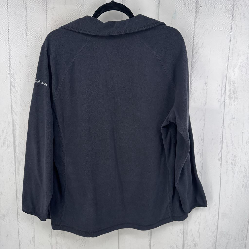 1X quarter zip l/s fleece pullover