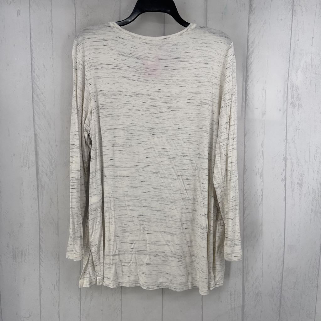 L embelished tiger l/s tee