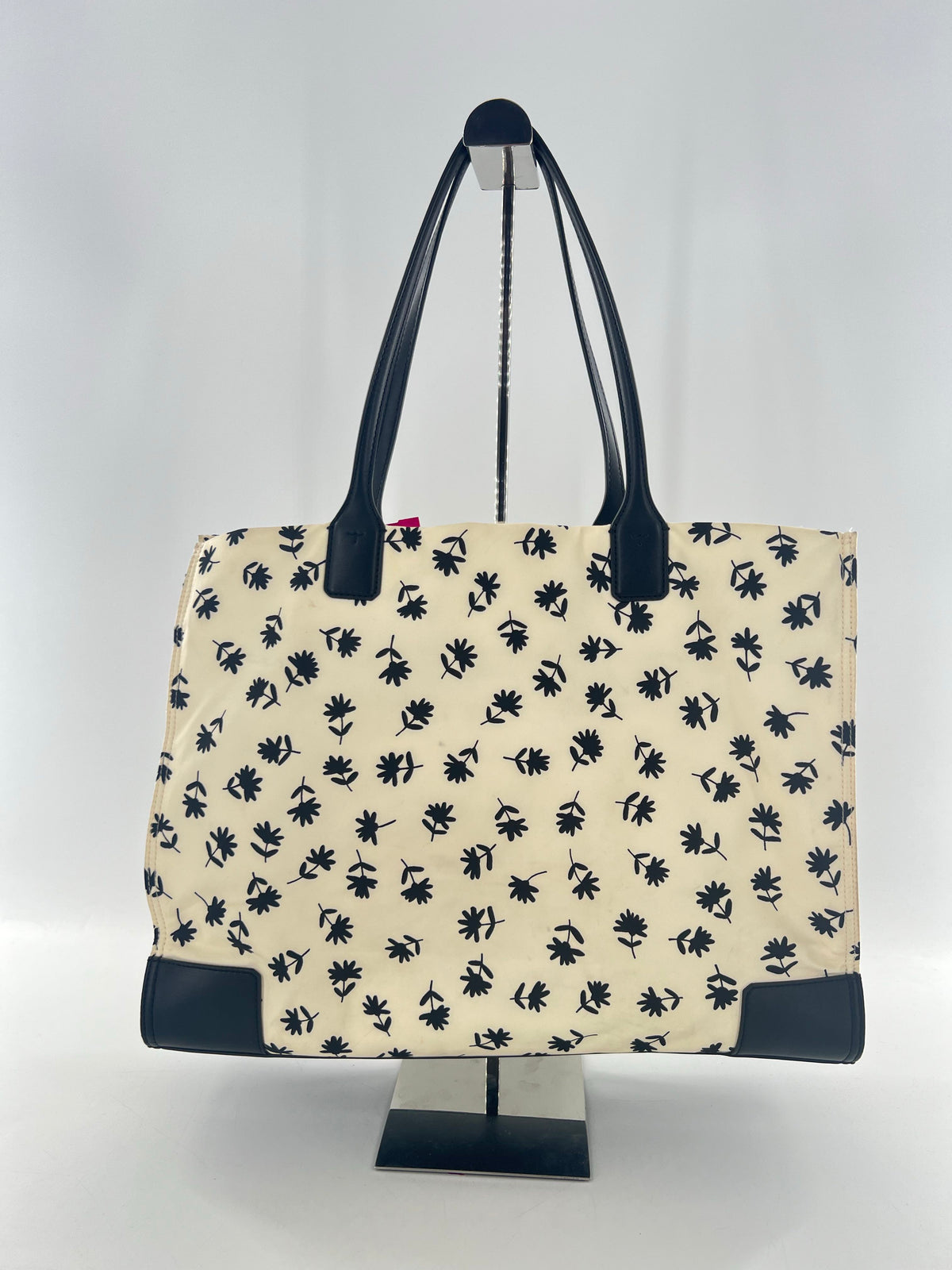 lg daisy floral magnetic closure tote