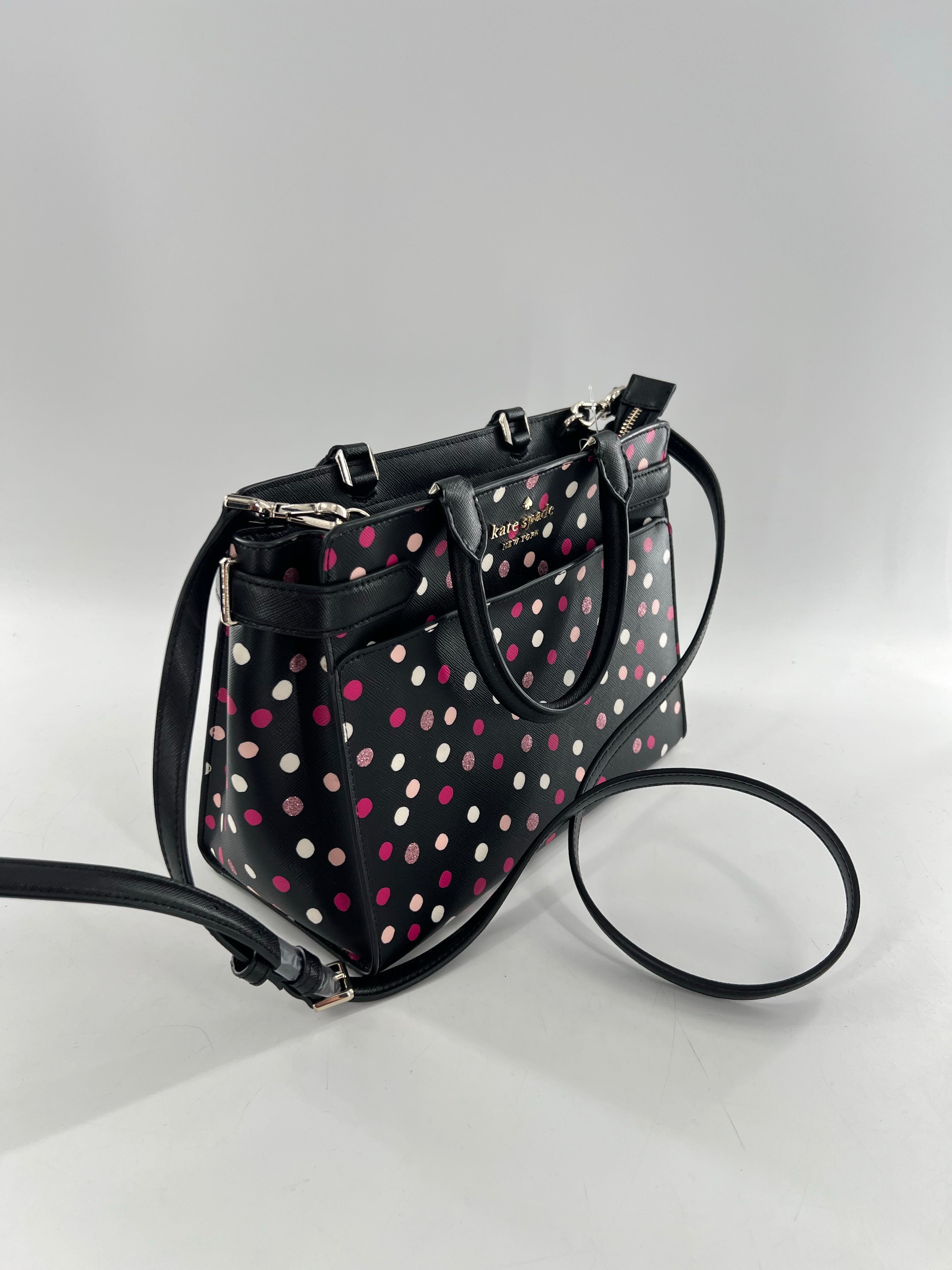 polka dot satchel