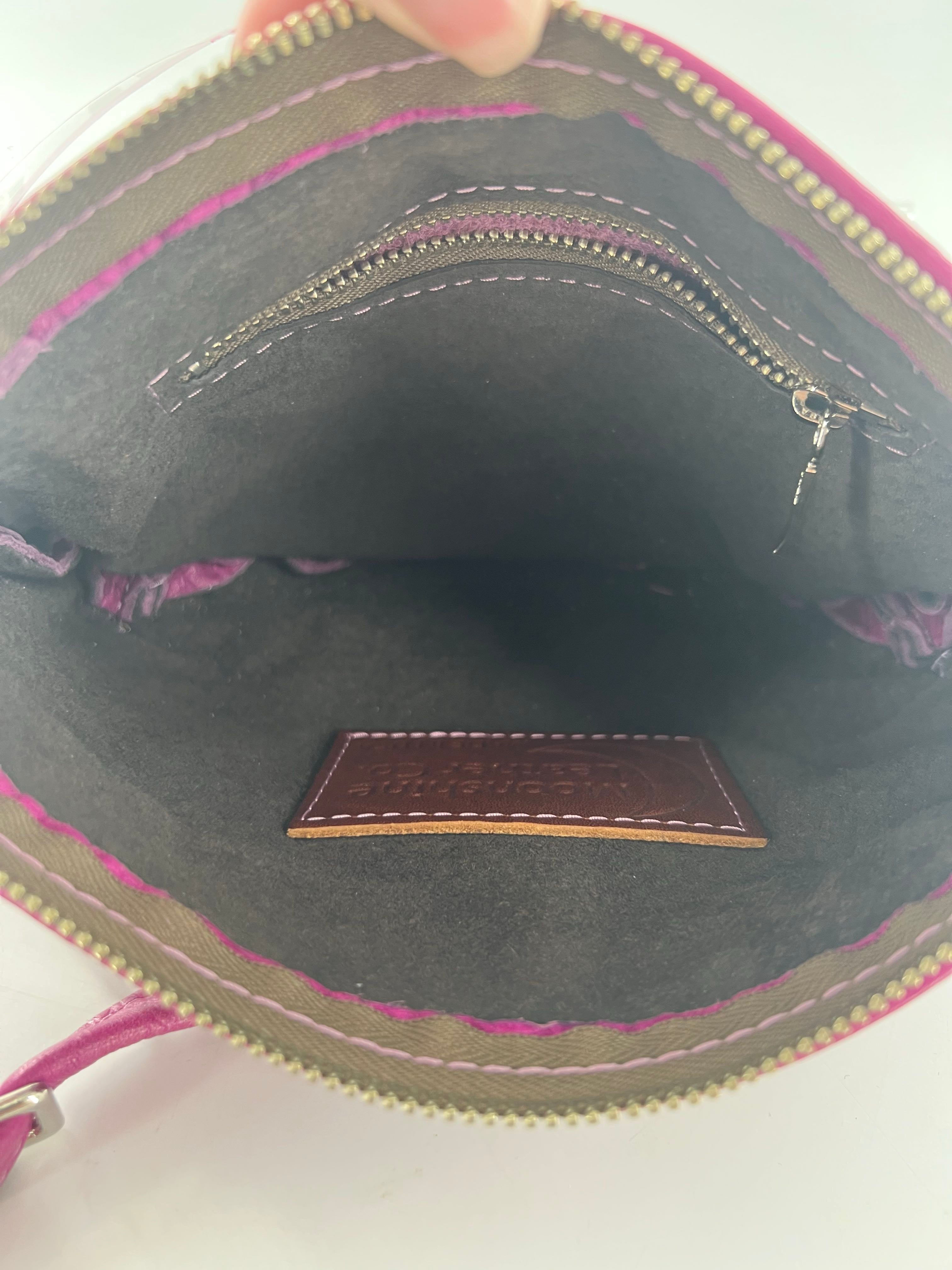 floral leaf tooled embossed crossbody