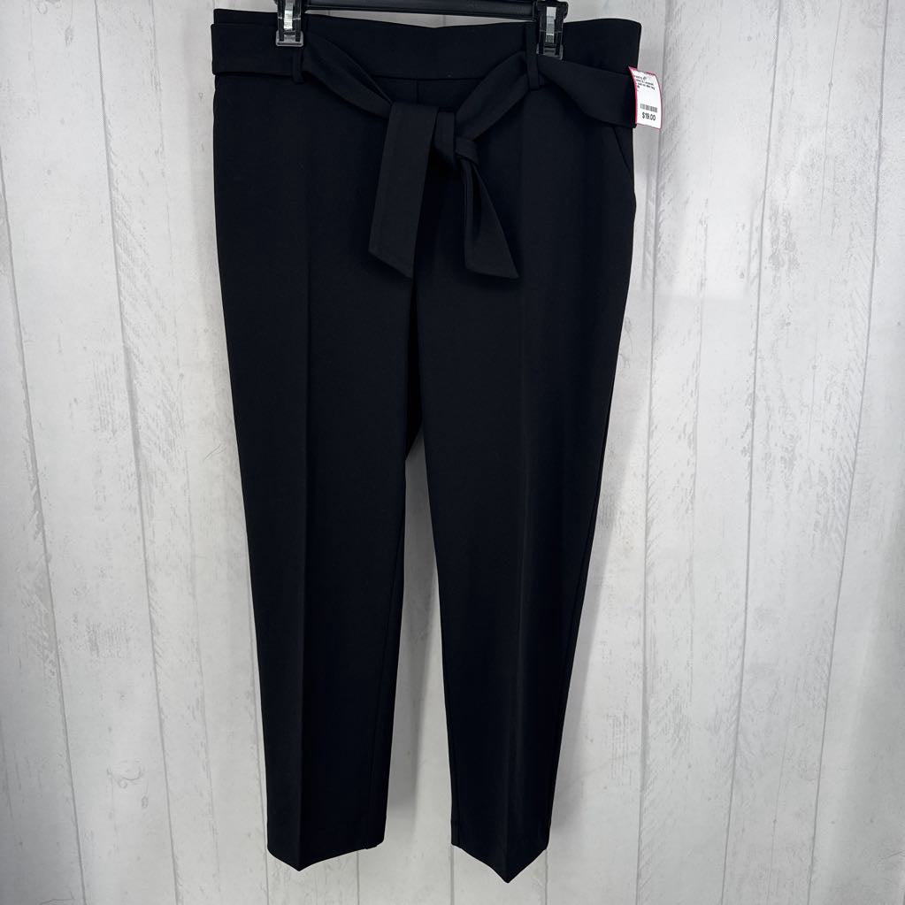 L pull on slim leg ankle pants