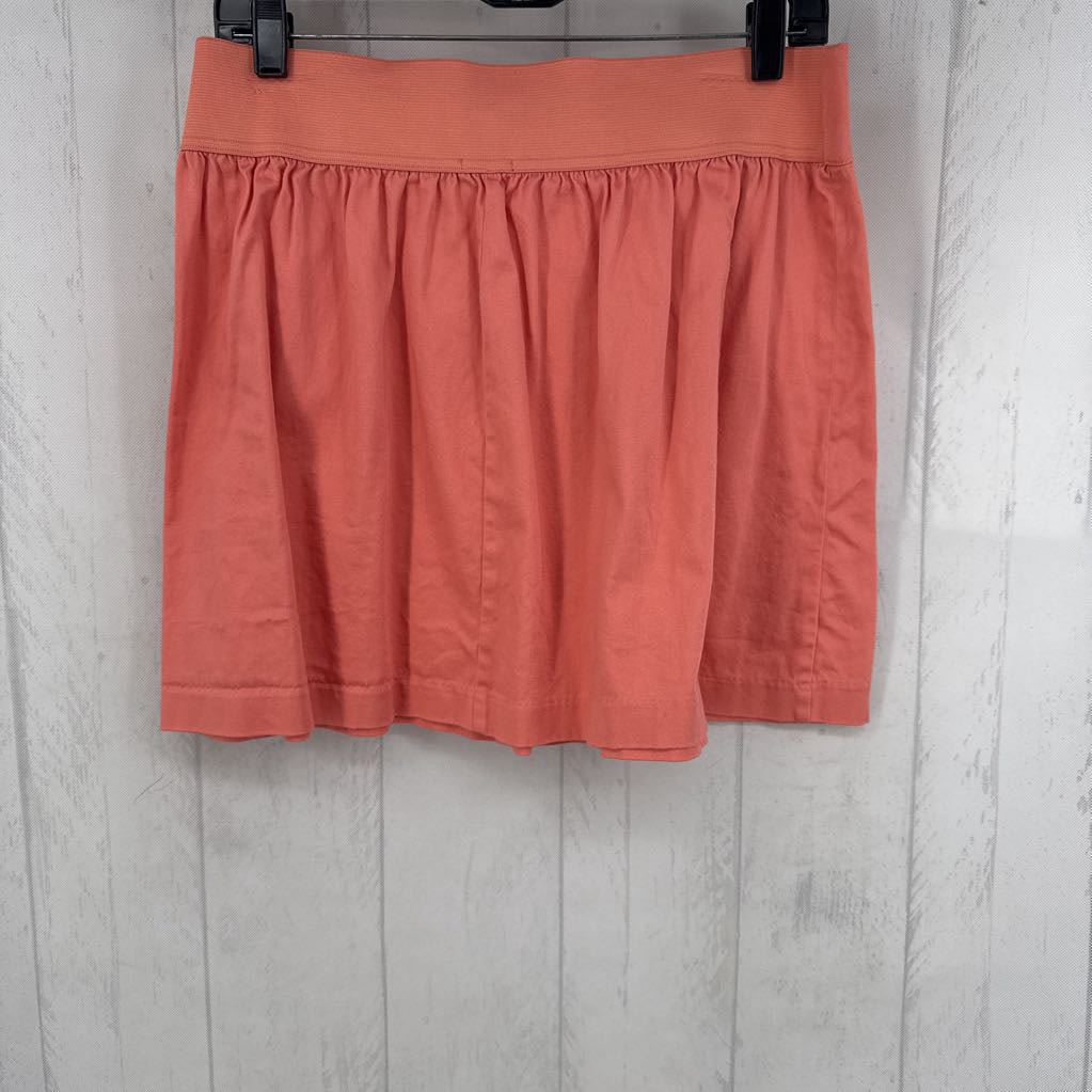 L pleated mini skirt