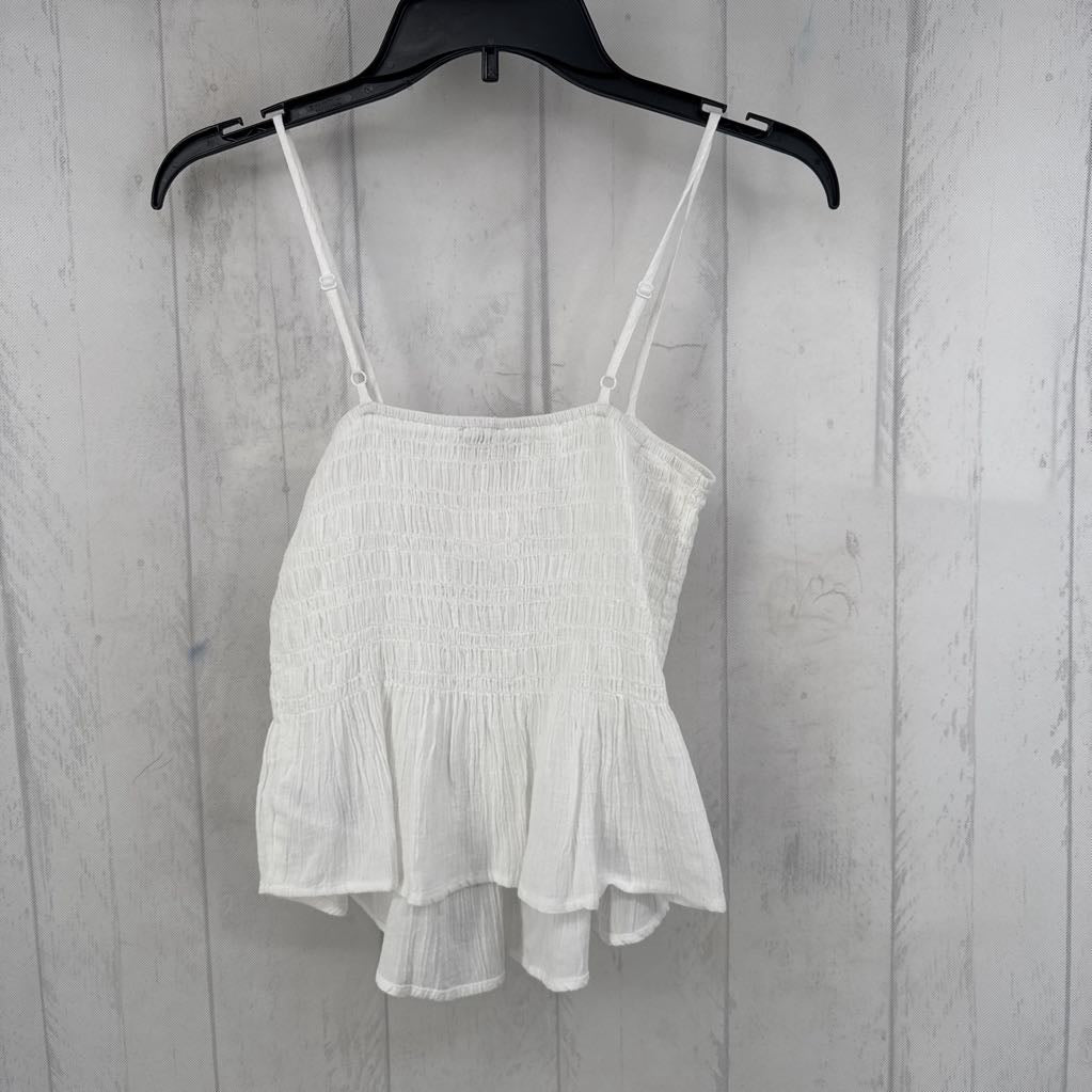 R30 S smocked peplum tank