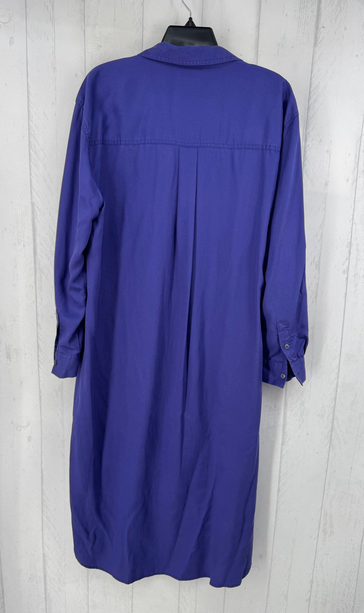XL l/s button maxi shirt dress