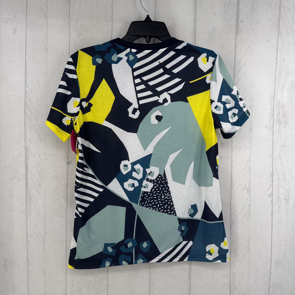M x farm rio geometric tropical print top