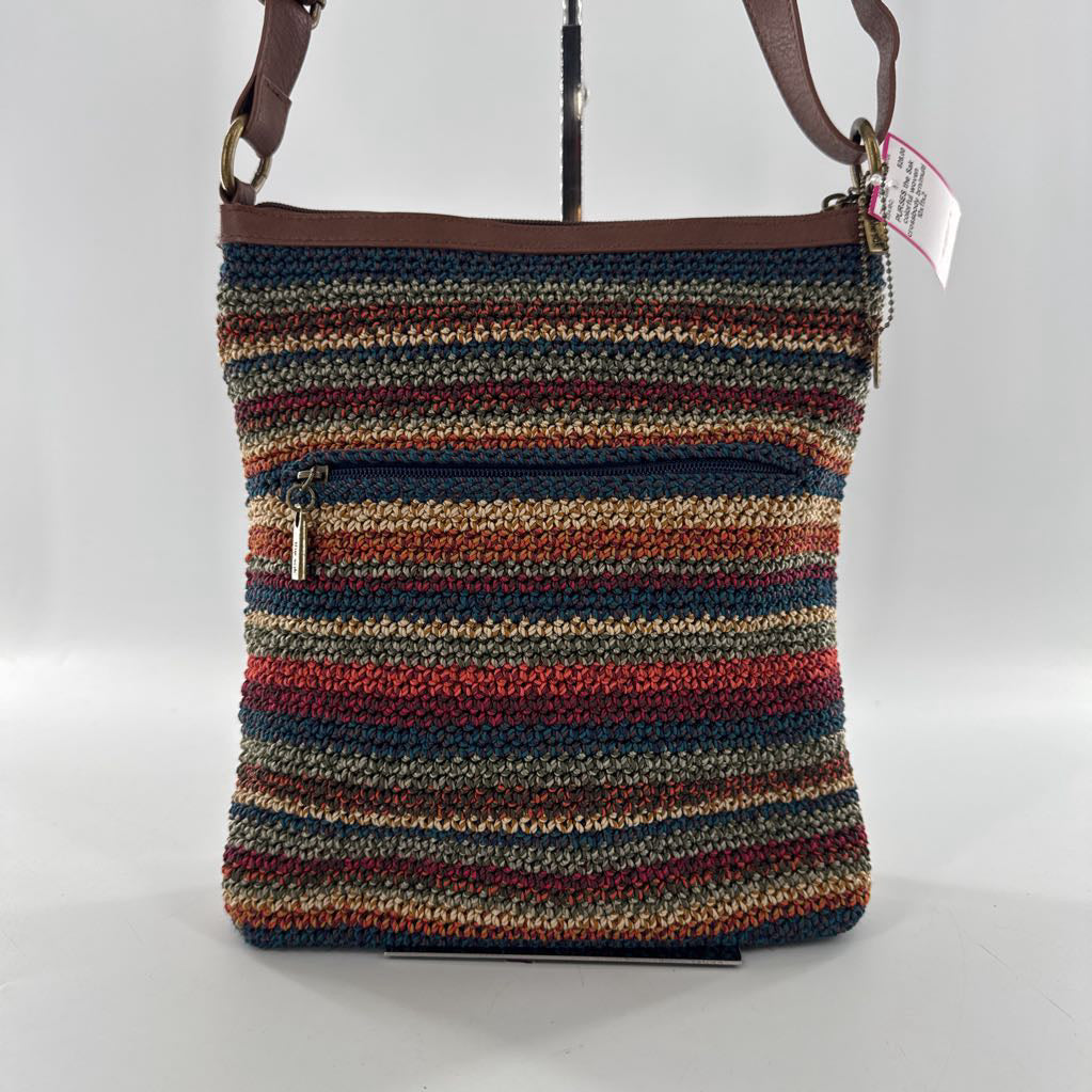 colorful woven crossbody