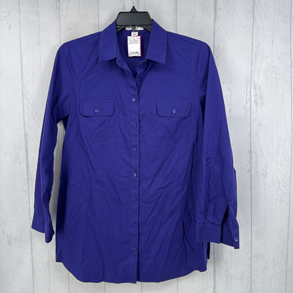 L button down l/s top