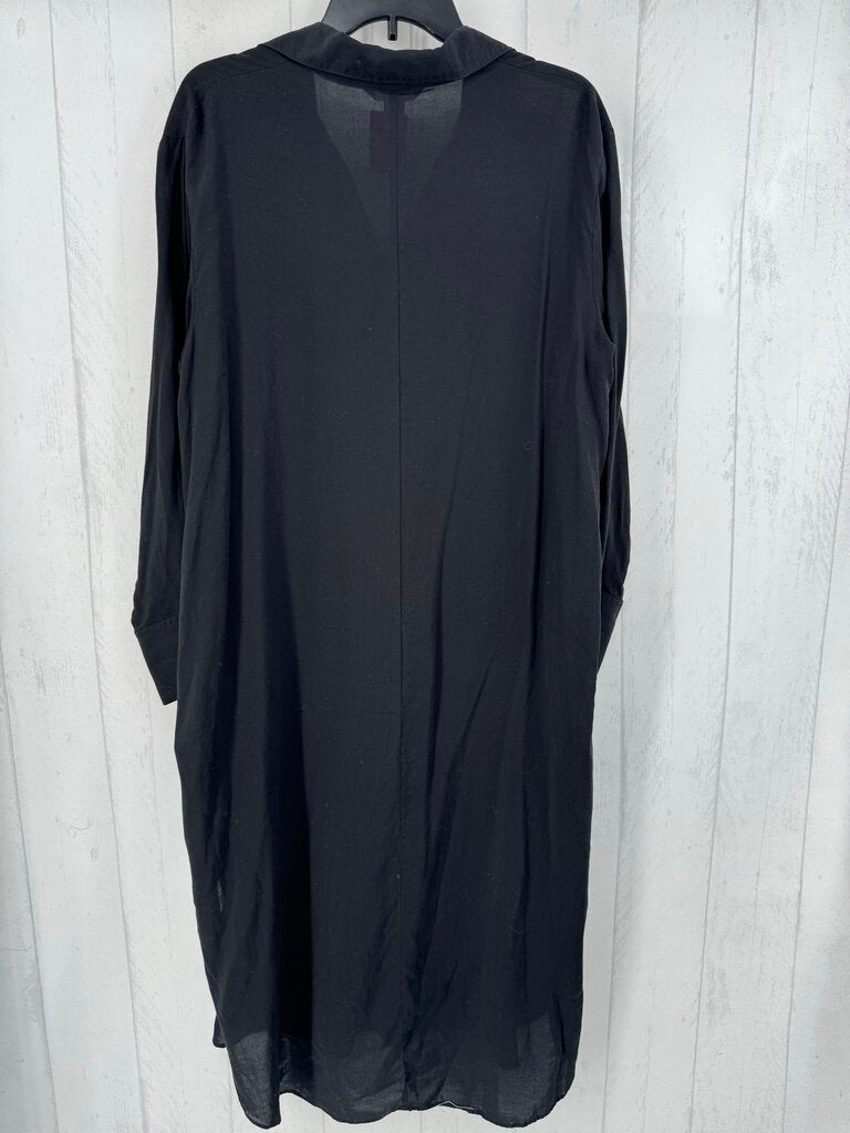 S split neck l/s dress