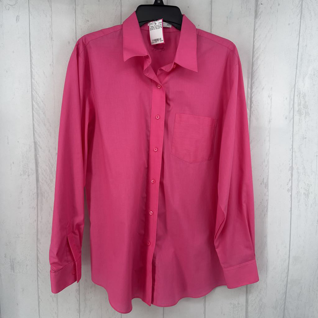 16 wrinkle free button down l/s top
