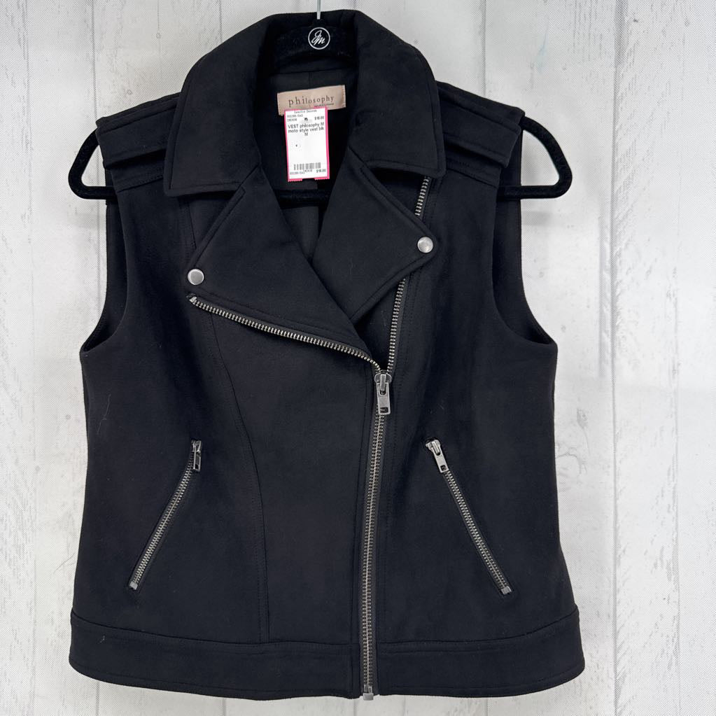 M moto style vest