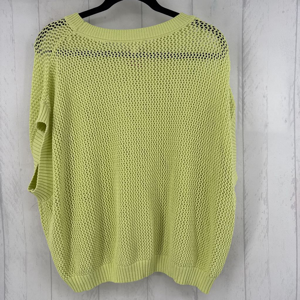 L crochet drop shoulder top