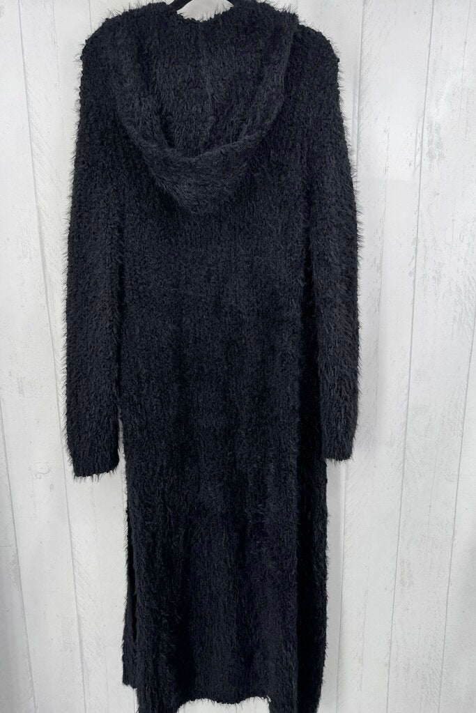L hooded l/s duster