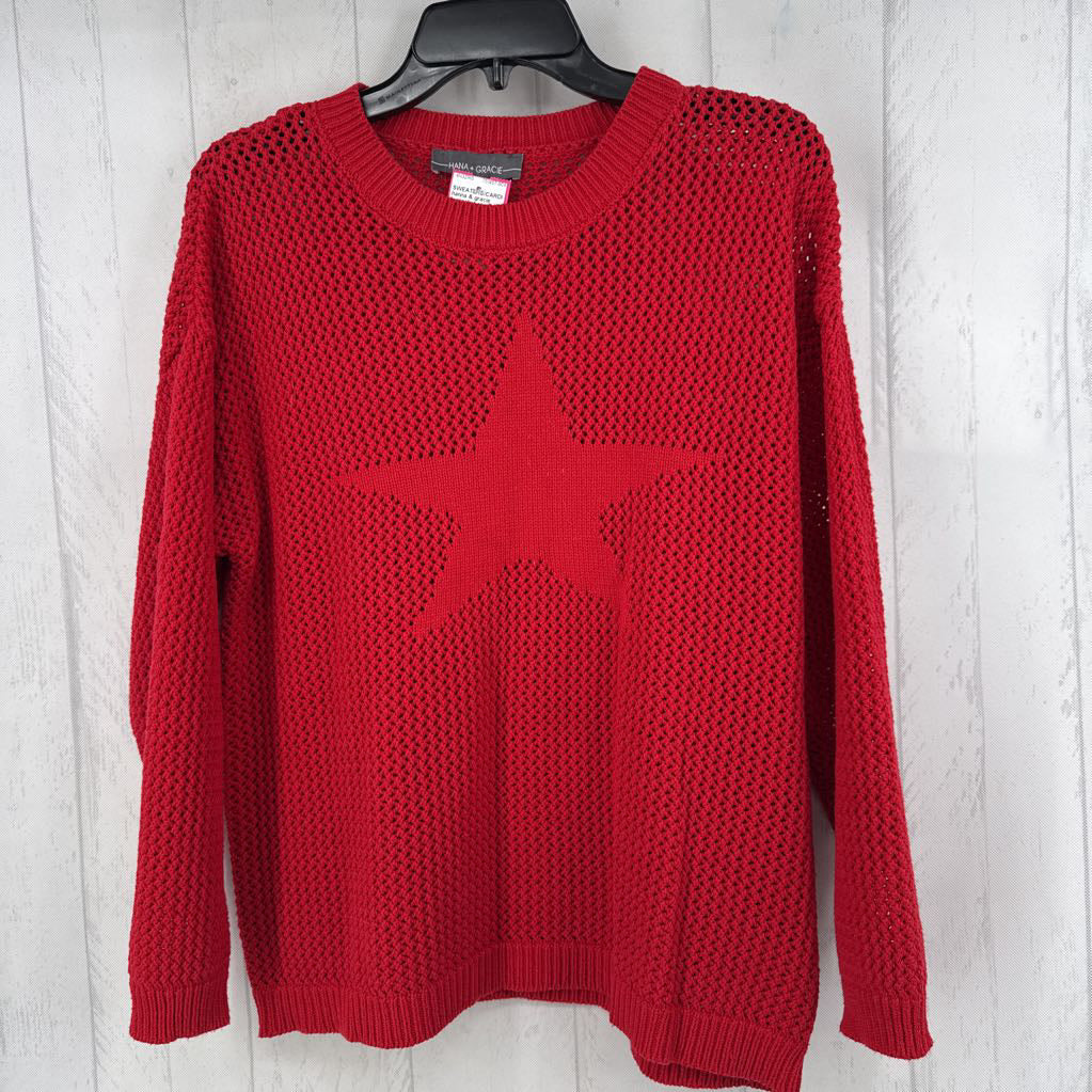 L crochet star sweater