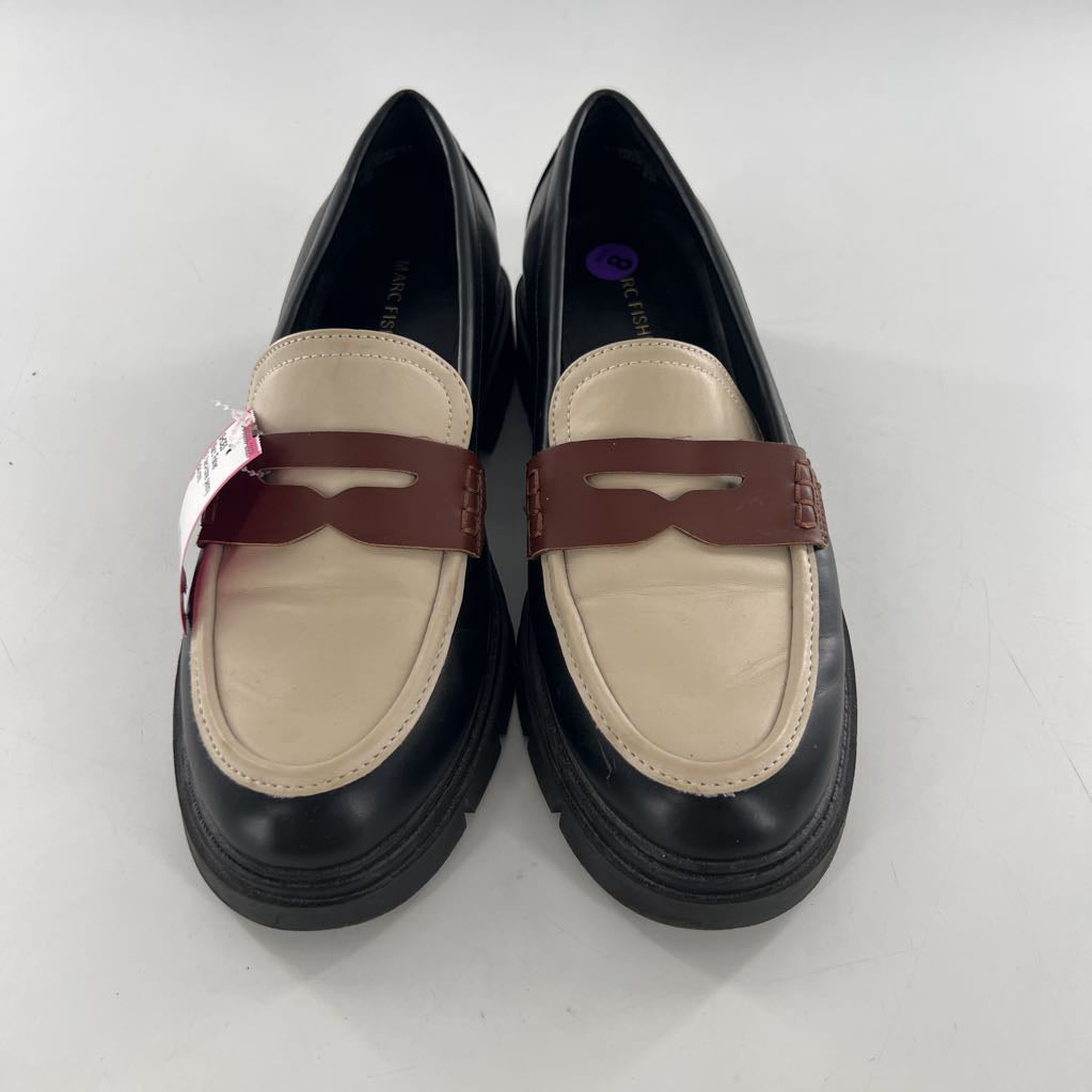 8 two-tone penny loafers