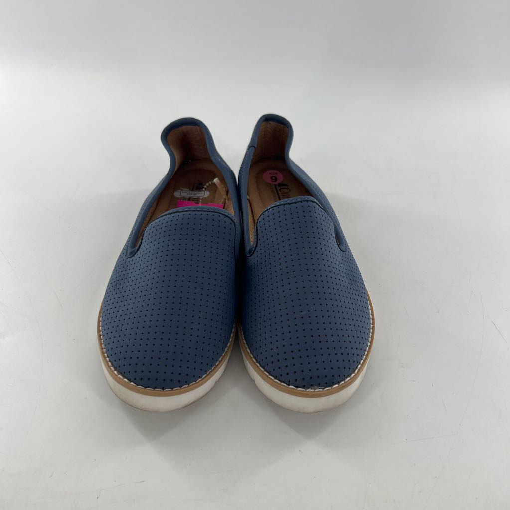 9 perforated leather loafers