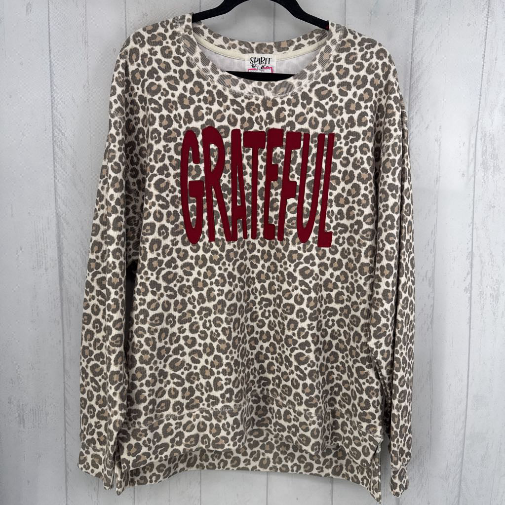 XXL animal print greatful sweatshirt