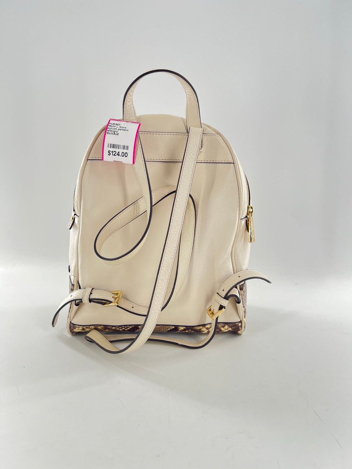 python pattern pebbled med backpack