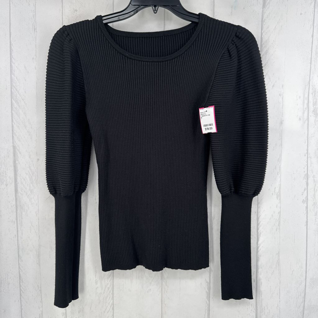 L ribbed l/s top