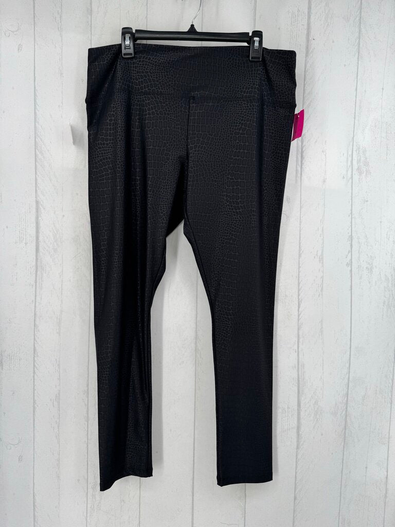 XXL embossed leggings