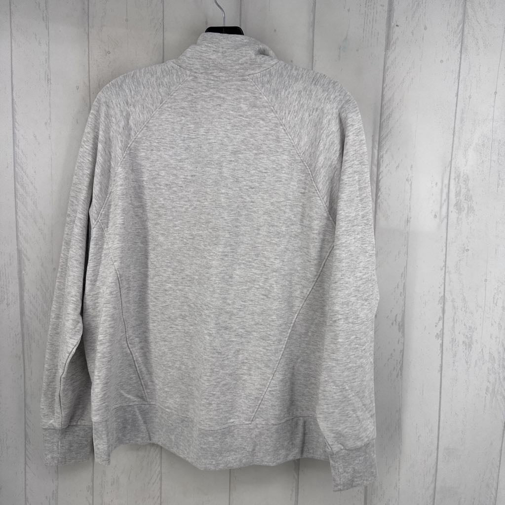 S marled quarter zip sweatshirt