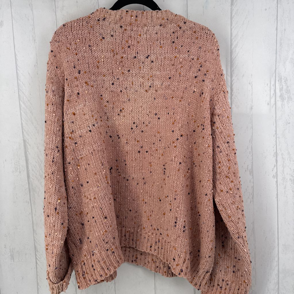 3XL v-neck colorful sweater