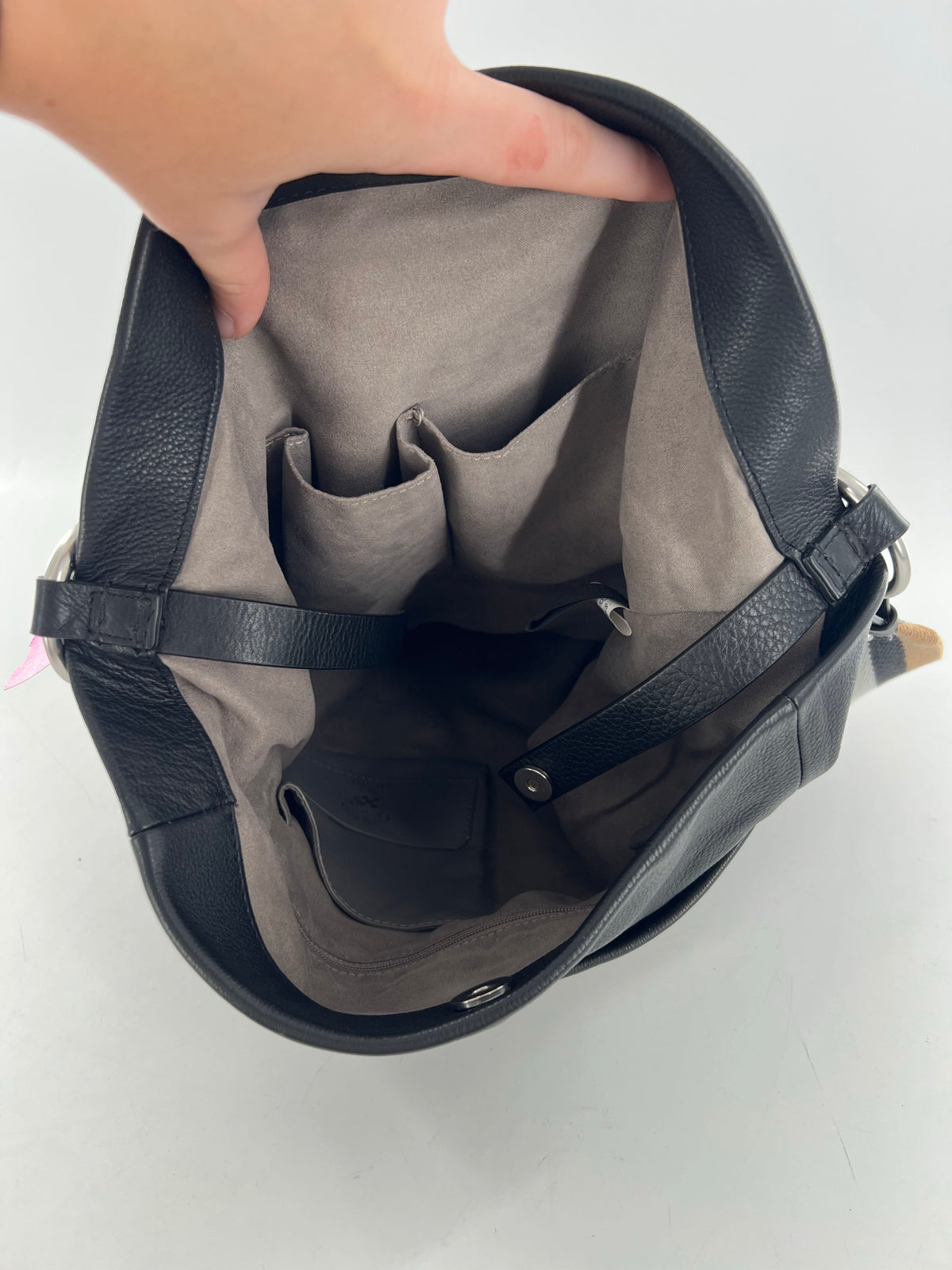 leather shoulder bag